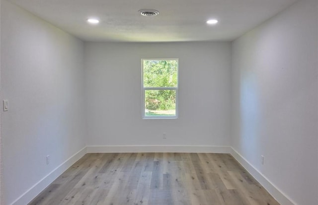 4934 Burma Rd, Houston, TX 77033 - spare room featuring recessed lighting and light wood finished floors