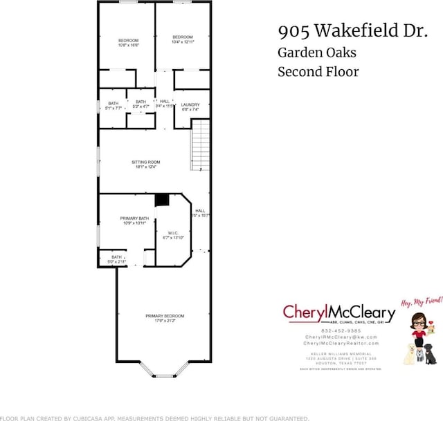 905 Wakefield Dr, Houston, TX 77018 - view of room layout
