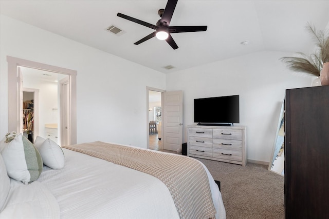 14906 Rain Tree Dr, Baytown, TX 77523 - bedroom featuring carpet and a ceiling fan