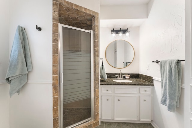25607 Spring Ridge Dr, Spring, TX 77386 - bathroom with vanity and a stall shower