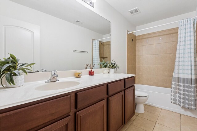 6615 Lost Pines Bnd, Houston, TX 77049 - full bath with tile patterned floors, vanity, and shower / tub combo