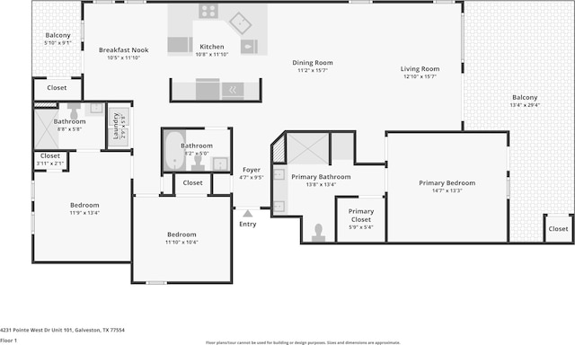 4231 Pointe W Dr Unit 101, Galveston, TX 77554 - photo 38