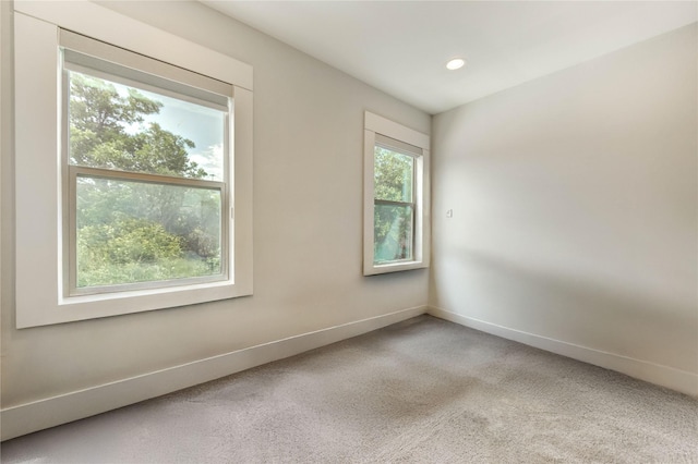 1919 Rosewood St, Houston, TX 77004 - carpeted spare room featuring baseboards and recessed lighting
