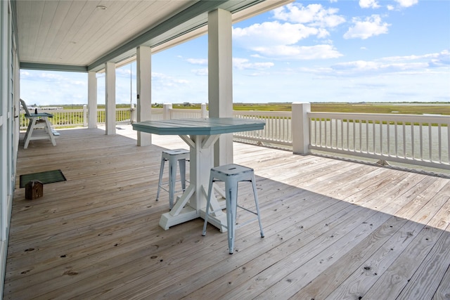 1301 Lagoon Dr, Crystal Beach, TX 77650 - view of deck
