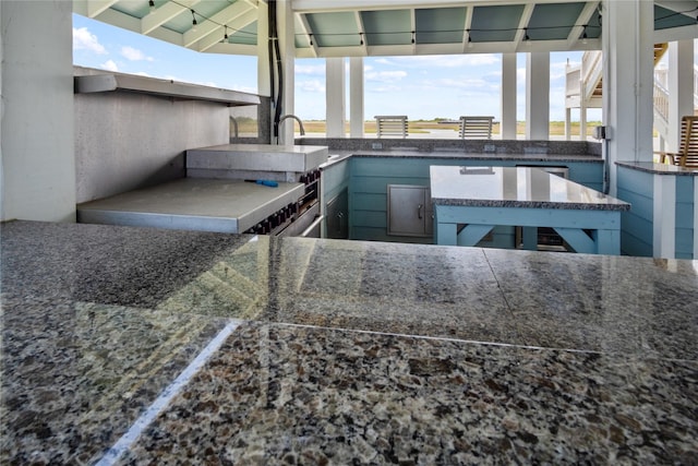1301 Lagoon Dr, Crystal Beach, TX 77650 - view of patio featuring a sink