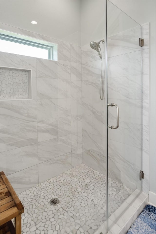 1301 Lagoon Dr, Crystal Beach, TX 77650 - full bathroom featuring a shower stall