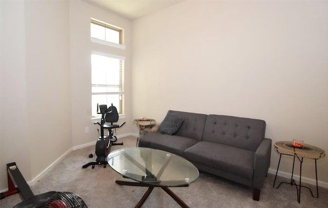 917 Crystal Bend Ln, Katy, TX 77493 - sitting room featuring carpet and baseboards