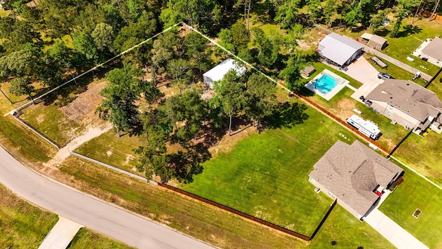 16070 Deer Pines Dr, Conroe, TX 77303 - aerial view of property and surrounding area with property boundaries highlighted