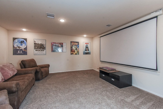 4302 Lisboa Cir, Katy, TX 77493 - carpeted home theater with recessed lighting and baseboards