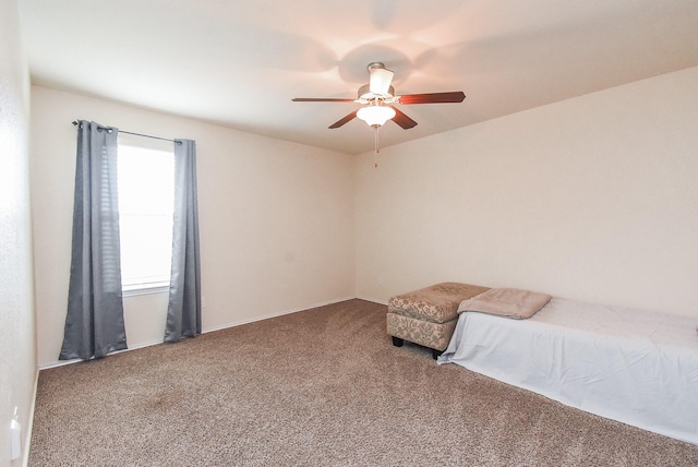 4302 Lisboa Cir, Katy, TX 77493 - unfurnished bedroom with carpet floors and a ceiling fan