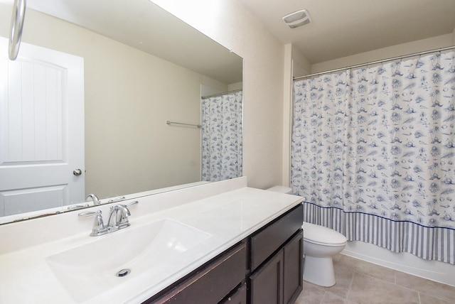 4302 Lisboa Cir, Katy, TX 77493 - full bathroom featuring vanity, tile patterned flooring, and curtained shower
