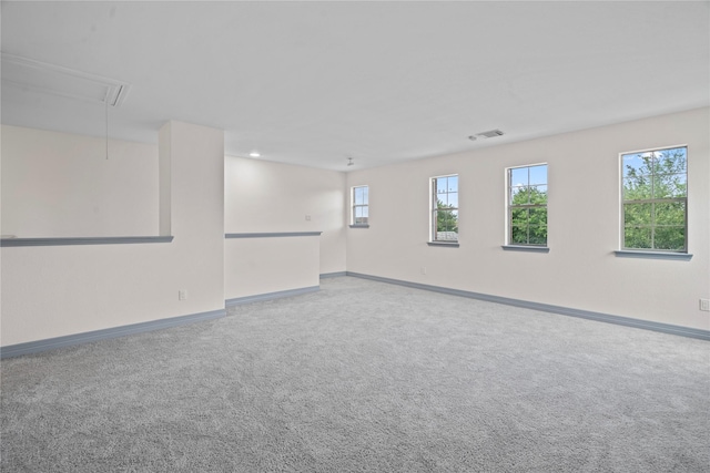 29418 Legends Hill Dr, Spring, TX 77386 - unfurnished room featuring attic access, carpet flooring, and recessed lighting