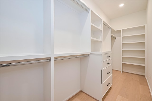 4109 Castor St Unit B, Houston, TX 77022 - walk in closet featuring light wood-style floors