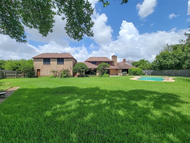 3 Thunderbird Cir, Baytown, TX 77521 - view of fenced backyard