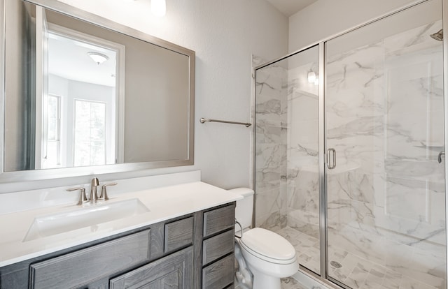 12611 Faded Sky Ct, Cypress, TX 77433 - full bath with vanity and a marble finish shower