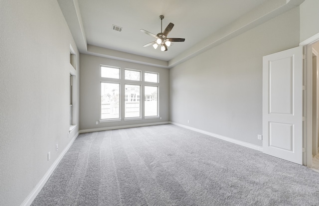 12611 Faded Sky Ct, Cypress, TX 77433 - carpeted spare room featuring a ceiling fan and baseboards