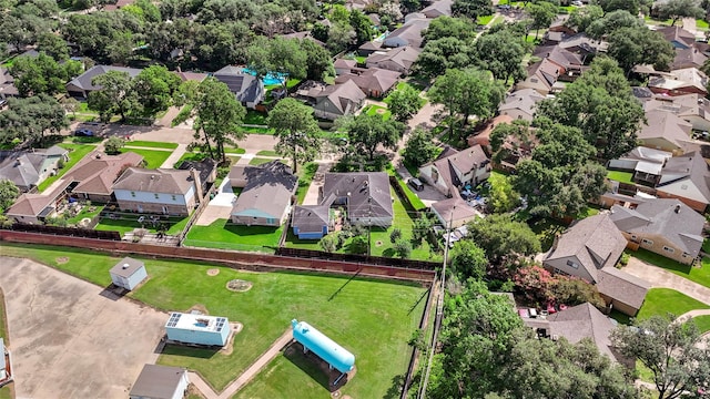 726 Park Knoll Ln, Katy, TX 77450 - aerial overview of property's location with nearby suburban area