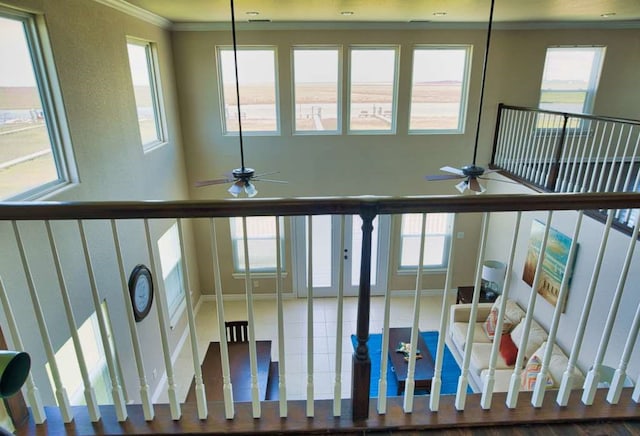 2028 County Road 201, Sargent, TX 77414 - detailed view of a ceiling fan and ornamental molding