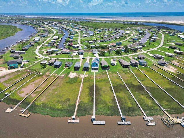 2028 County Road 201, Sargent, TX 77414 - aerial overview of property's location featuring a large body of water