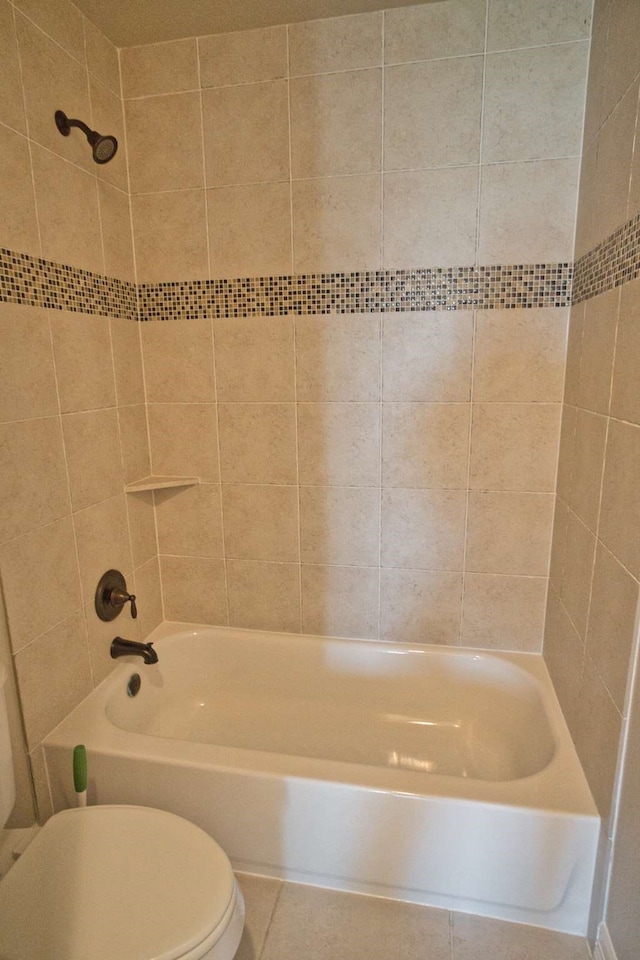 2028 County Road 201, Sargent, TX 77414 - bathroom with tile patterned floors and shower / tub combination