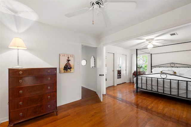 2114 Saxon Dr, Houston, TX 77018 - bedroom featuring wood finished floors and baseboards