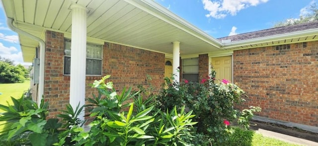 14027 Ambrose St, Houston, TX 77045 - property entrance with brick siding