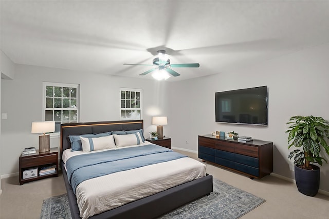 2212 Shadowdale Dr Unit 358, Houston, TX 77043 - bedroom with ceiling fan and carpet