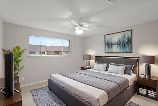 2212 Shadowdale Dr Unit 358, Houston, TX 77043 - bedroom with a ceiling fan and baseboards