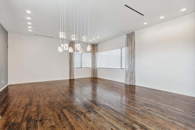 1728 Michigan St Unit C, Houston, TX 77006 - empty room featuring wood finished floors and recessed lighting