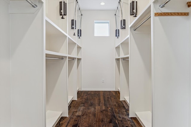 1728 Michigan St Unit C, Houston, TX 77006 - spacious closet featuring dark wood-type flooring