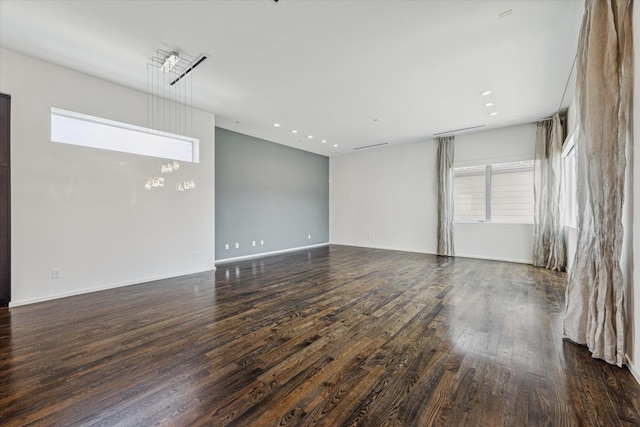 1728 Michigan St Unit C, Houston, TX 77006 - spare room featuring wood finished floors and recessed lighting