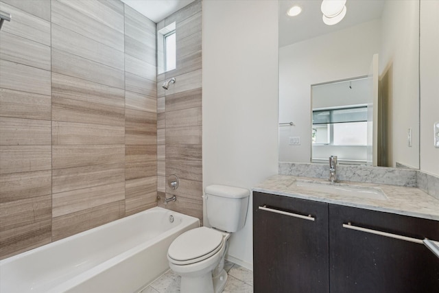1728 Michigan St Unit C, Houston, TX 77006 - bathroom with vanity and shower / tub combination