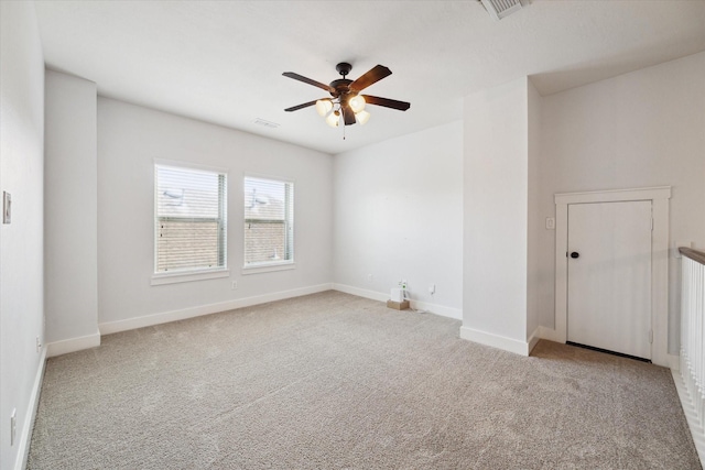 17011 Seminole Ridge Dr, Cypress, TX 77433 - carpeted spare room with a ceiling fan and baseboards