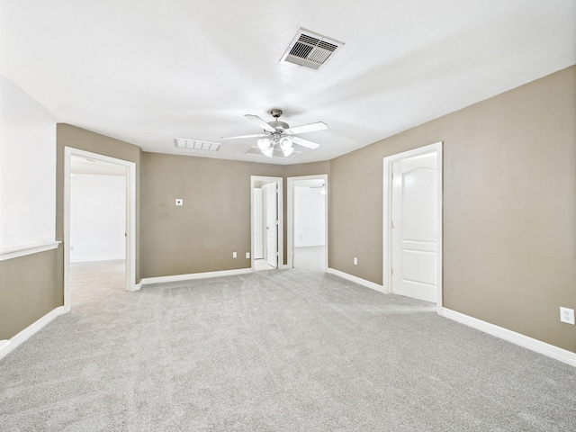 8122 Silver Lure Dr, Humble, TX 77346 - unfurnished room with ceiling fan and light carpet