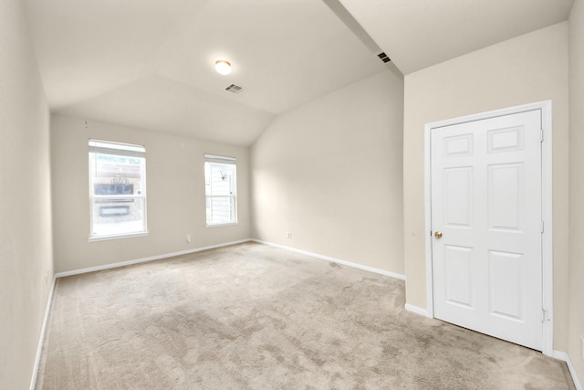 3619 Barkers Run Dr, Houston, TX 77084 - spare room with carpet flooring and lofted ceiling
