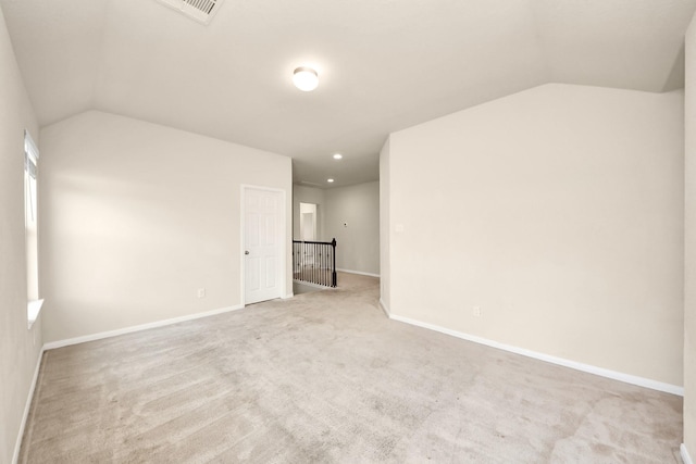 3619 Barkers Run Dr, Houston, TX 77084 - spare room with vaulted ceiling and carpet flooring