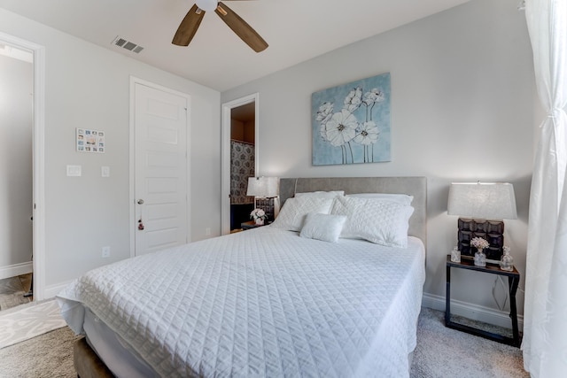 6907 Pondhawk Dr, Katy, TX 77493 - bedroom featuring baseboards and a ceiling fan