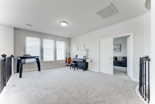 6907 Pondhawk Dr, Katy, TX 77493 - office area with carpet and baseboards