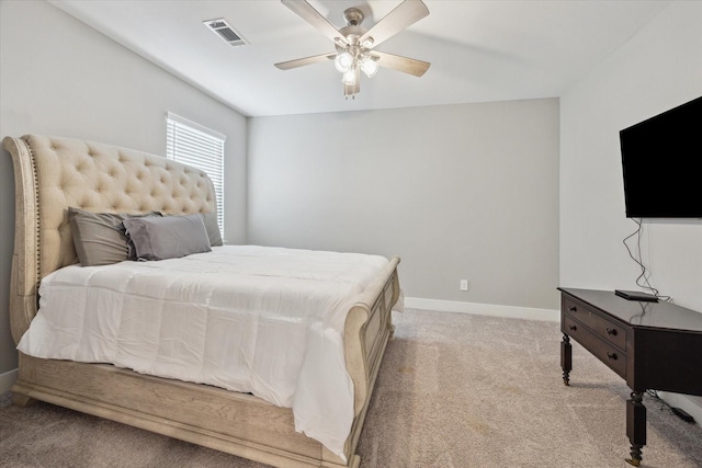408 W Pierce St, Houston, TX 77019 - bedroom with light colored carpet and a ceiling fan