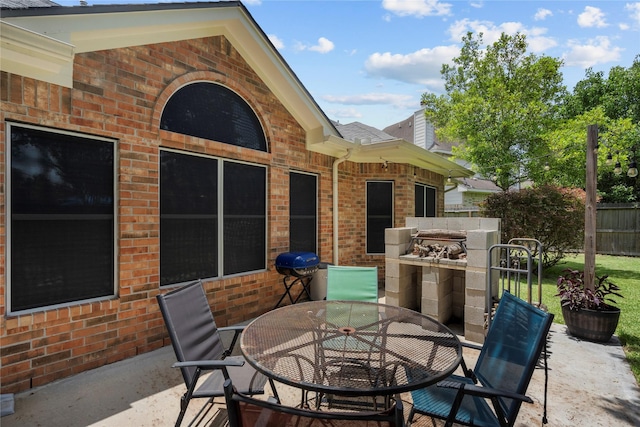 1011 Elm Pointe, League City, TX 77573 - view of patio featuring outdoor dining area and area for grilling