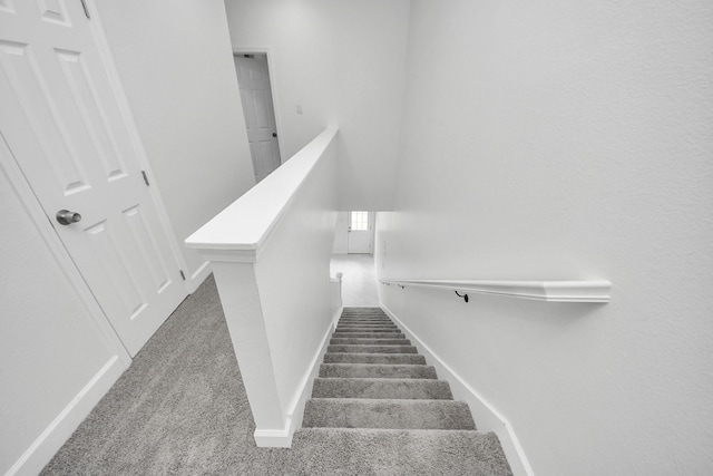 8159 Crestview Dr, Houston, TX 77028 - stairs with carpet and baseboards