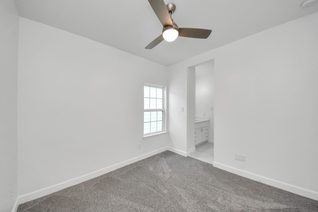 8159 Crestview Dr, Houston, TX 77028 - carpeted spare room featuring a smoke detector and a ceiling fan