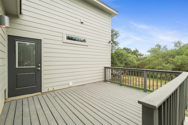 301 Knights Row, Horseshoe Bay, TX 78657 - view of wooden terrace