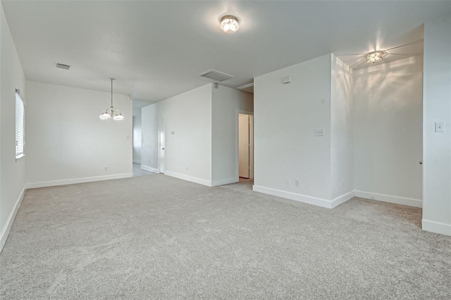 11920 Princess Garden Way, Houston, TX 77047 - carpeted empty room with a chandelier and baseboards