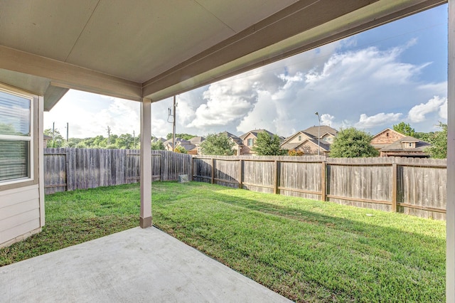 2931 Orchid Ranch Dr, Katy, TX 77494 - fenced backyard with a patio area and a residential view