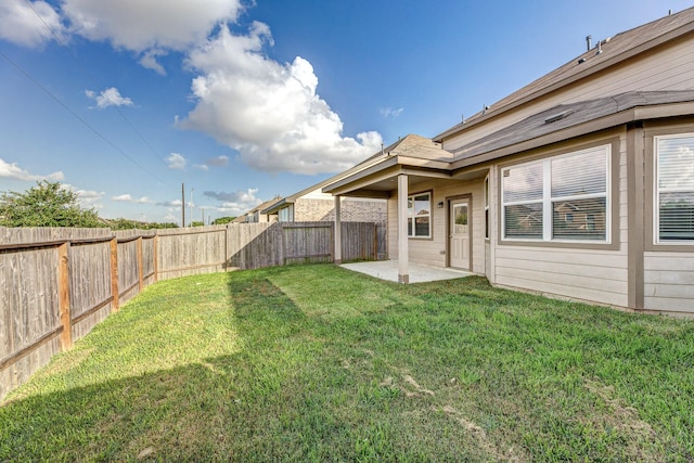 2931 Orchid Ranch Dr, Katy, TX 77494 - fenced backyard with a patio area