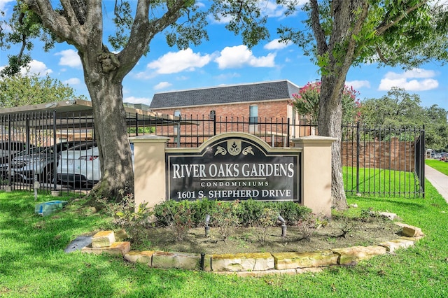 1601 S Shepherd Dr S Unit 215, Houston, TX 77019 - view of community / neighborhood sign