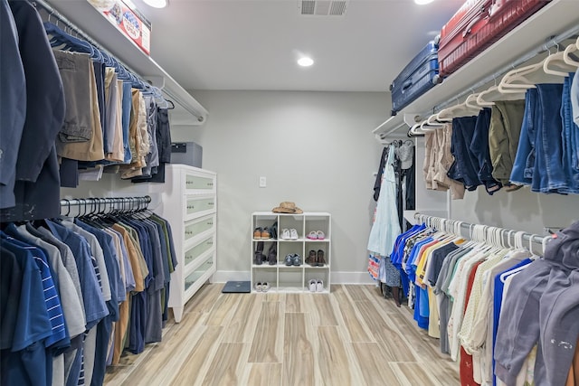 3319 Shadowcrest Ln, Spring, TX 77380 - spacious closet with wood finished floors