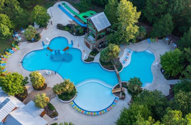 2722 Woodforest Pkwy N, Montgomery, TX 77316 - aerial view of a pool