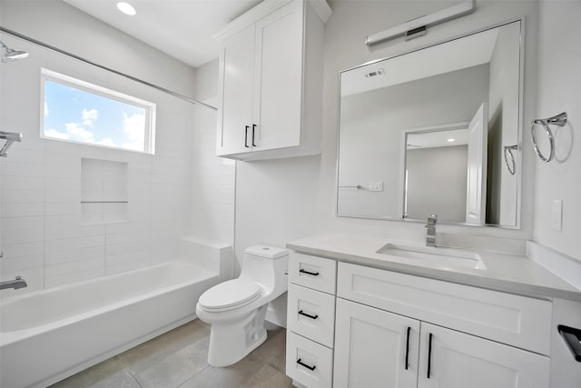 2206 Lou Ellen Ln Unit C, Houston, TX 77018 - bathroom featuring vanity and shower / bathtub combination